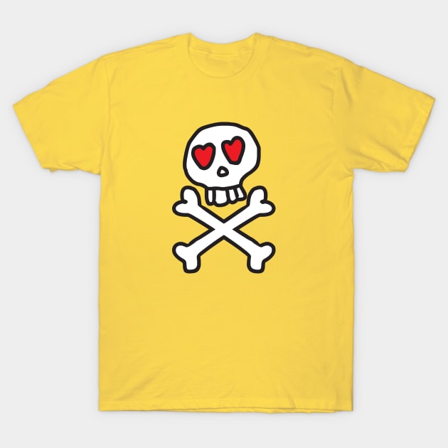 Love Skull T-Shirt by SinisterThreads